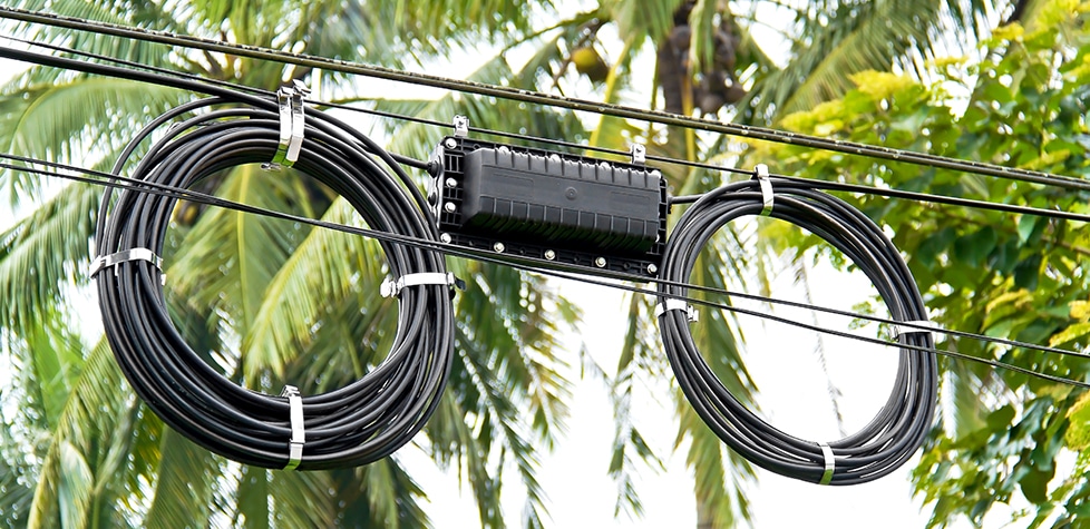 descarte cabos de fibra optica