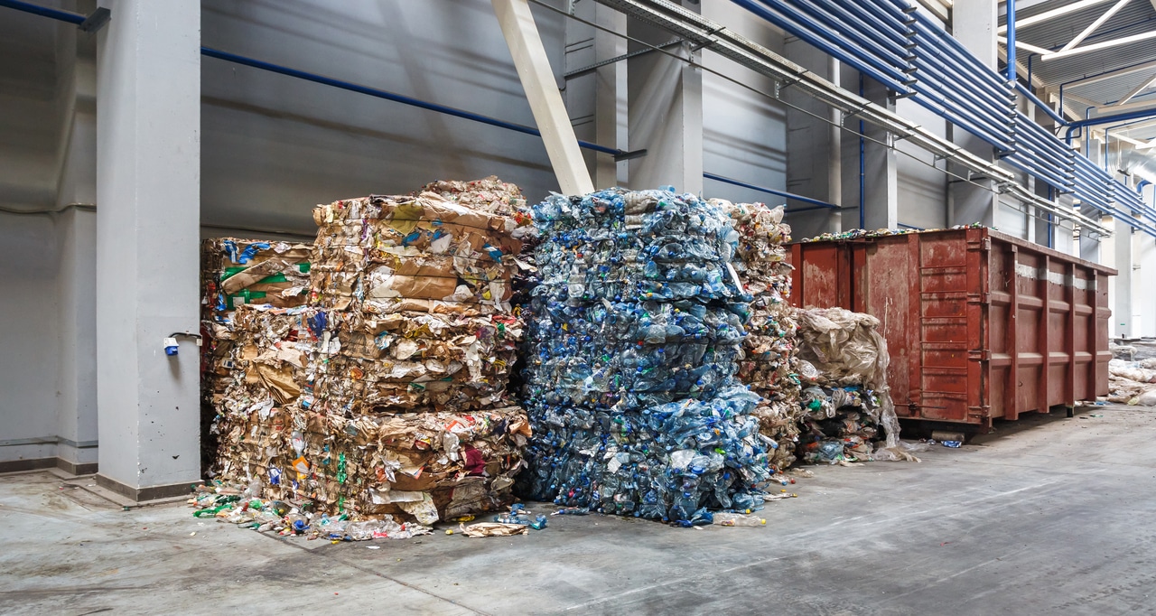 vecteezy plastic bales of rubbish at the waste treatment processing 10015376 998 1