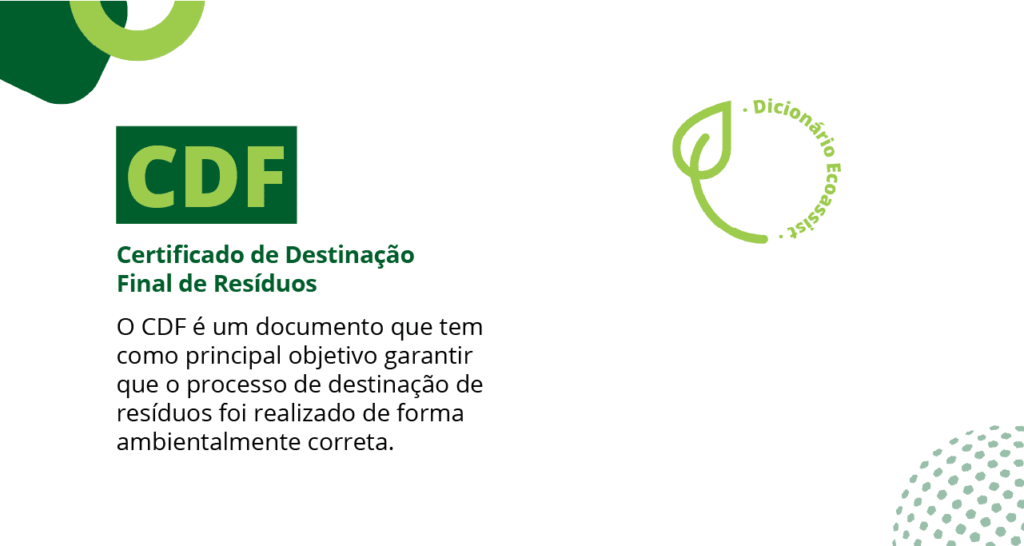 Certificado de Destinação Final de Resíduos entenda o que é Ecoassist