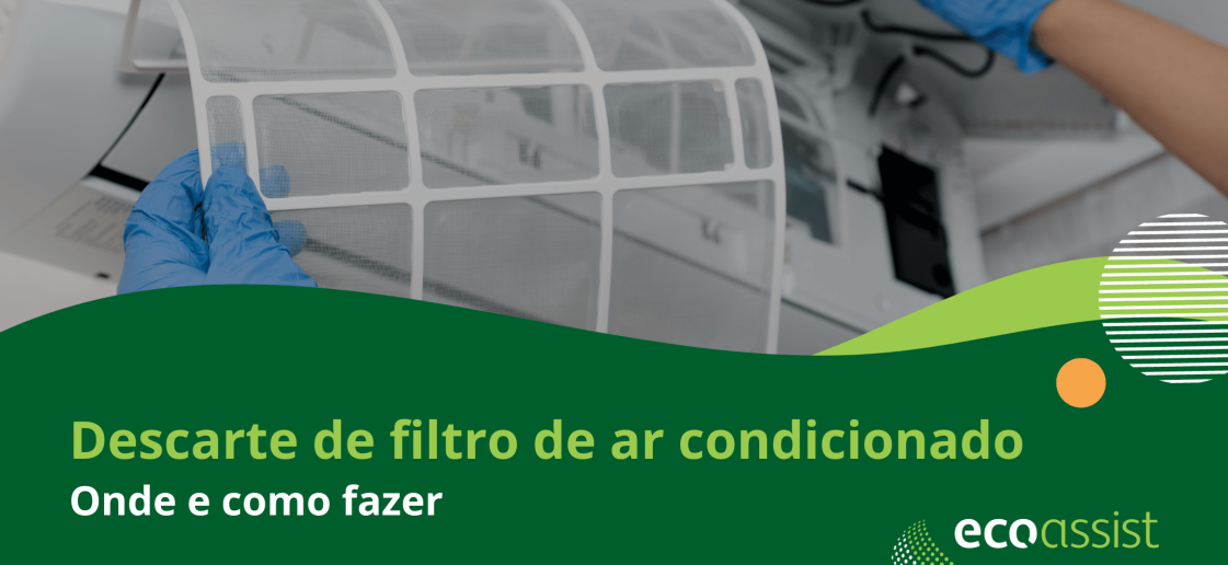 Descarte de filtro de ar condicionado Onde e como fazer