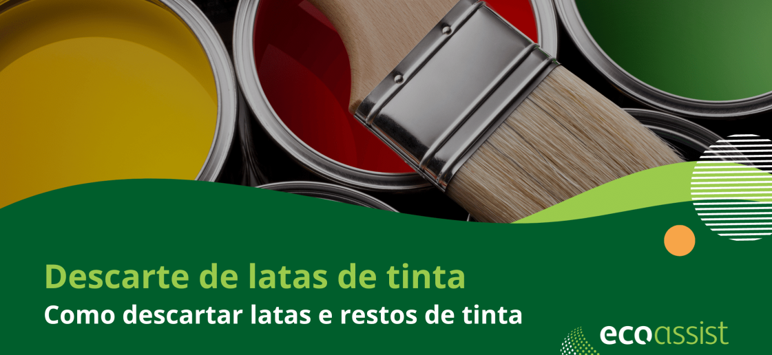 Descarte de latas de tinta Como descartar latas e restos de tinta